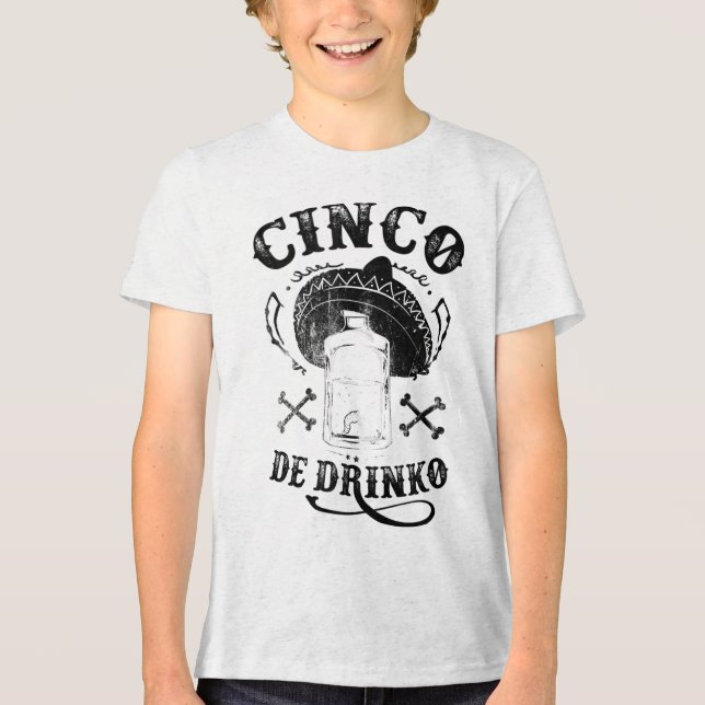 Bad Cinco De Drinko , Funny Cinco De Mayo Shirt Ta (Front)