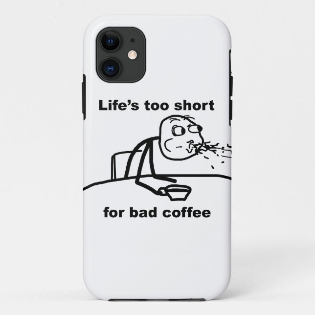 Bad Coffee Case-Mate iPhone Case (Back)