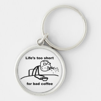 Bad Coffee Key Ring