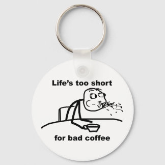 Bad Coffee Key Ring