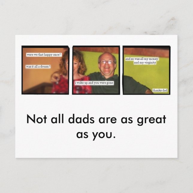 Bad Daddy Postcard (Front)