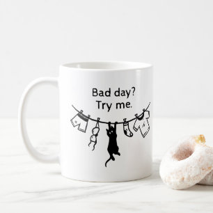 Bad Day Cat Coffee Mug