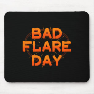 Bad Day CRPS Complex Regional Pain Syndrome Orange Mouse Mat