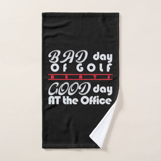 Bad Day Of Golfer Hand Towel (Hand Towel)