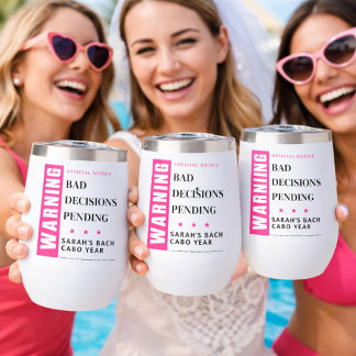 Bad Decisions Pending | Personalised Bachelorette 