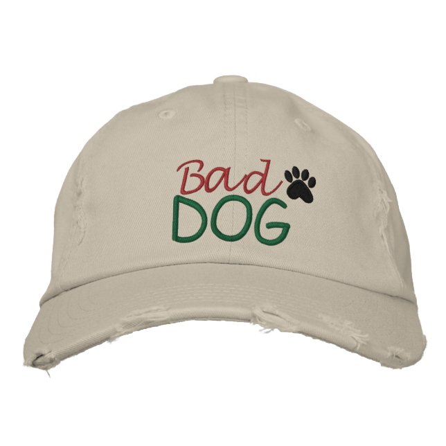 Bad DOG by SRF Embroidered Hat (Front)