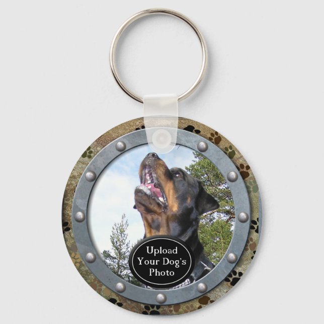 Bad Dog Key Ring (Front)