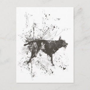 Bad dog postcard