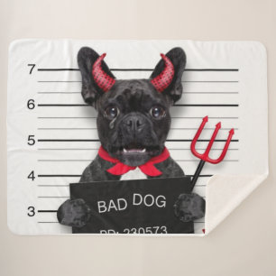 BAD DOG SHERPA BLANKET