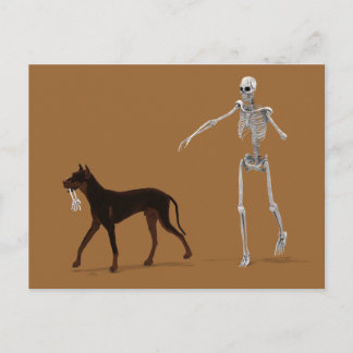 Bad Doggie Postcard