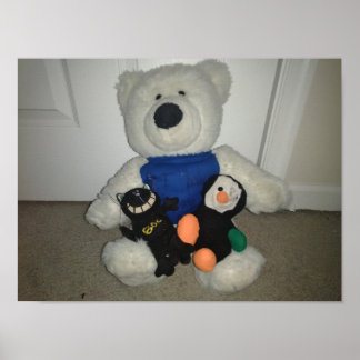 Bad Dream Cat, Archer, And Polory Poster