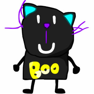 Bad Dream Cat Photo Sculpture Key Ring