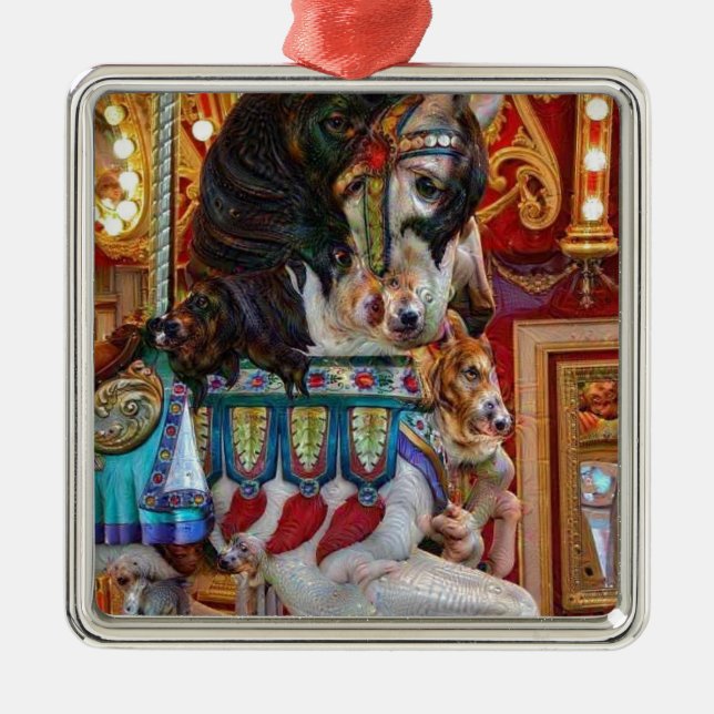 Bad Dream Metal Tree Decoration (Front)