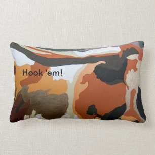 Bad Dude Longhorn Lumbar Cushion