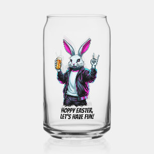 Bad Easter Bunny! Hoppy Easter, Let’s Have Fun! Can Glass