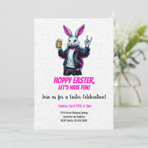 Bad Easter Bunny! Hoppy Easter, Let’s Have Fun! Invitation