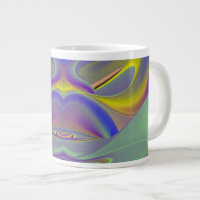 Bad Face , Abstract 3D Rainbow Art