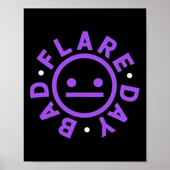Bad Flare Day Chronic Pain Fibro Warrior  Poster (Front)