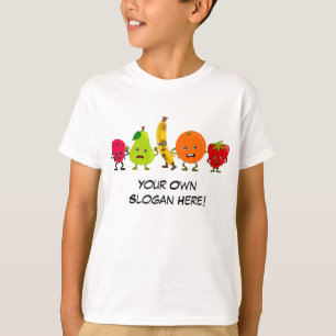 Bad Fruit Gang with Customisable Slogan T-Shirt