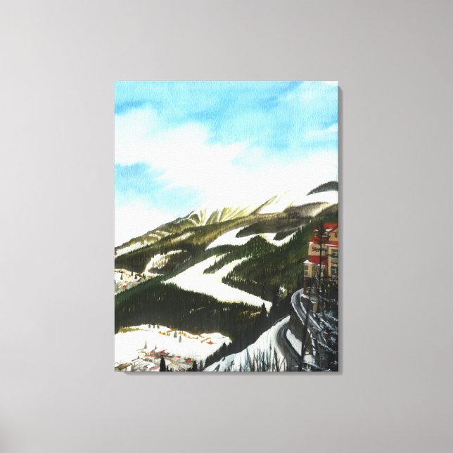 Bad Gastein Canvas Print (Front)