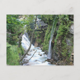 Bad Gastein upper falls Postcard