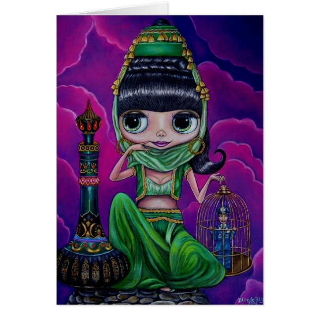 Bad Genie Girl in Emerald Green (Front)