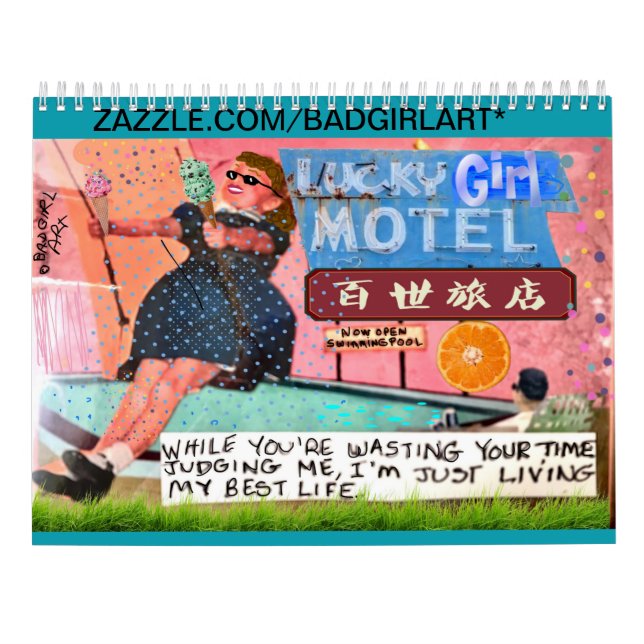 Bad Girl Art calendar (Back)