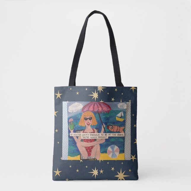 BAD GIRL ART TOTE BAG (Front)