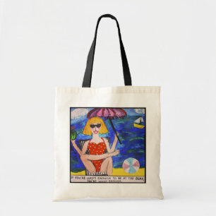 BAD GIRL ART TOTE BAG