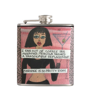 BAD GIRL FLASK-Tequila Hip Flask
