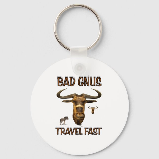 bad gnus key ring (Front)