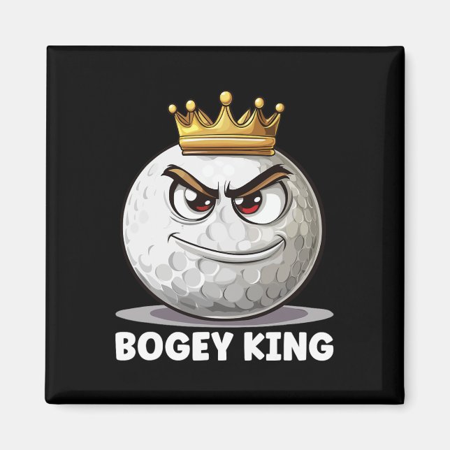 Bad Golf Player Bogey King Bogey Golf  Magnet (Front)