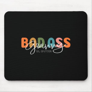 Bad Granny Original Gangster Funny Gift For Grandm Mouse Mat