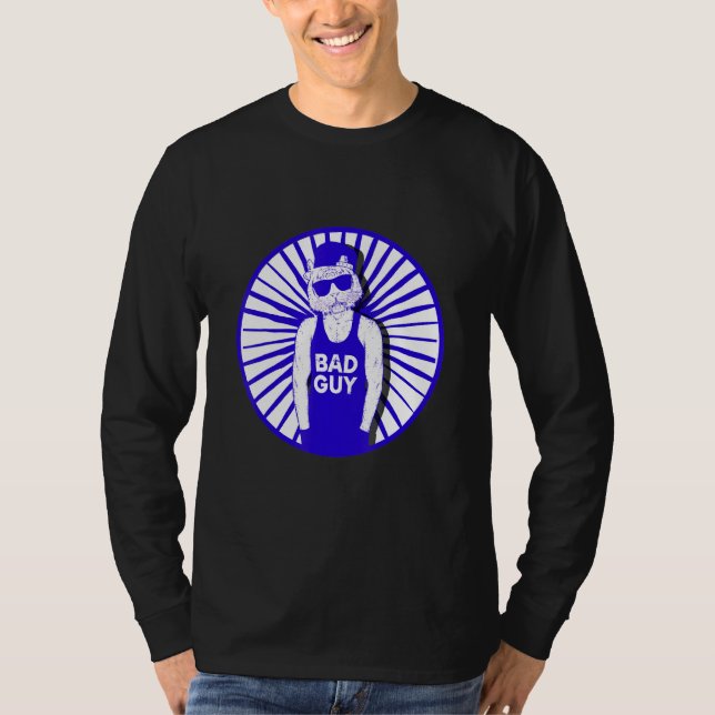Bad Guy Hipster Tiger Pineapple Freethinker New Ag T-Shirt (Front)