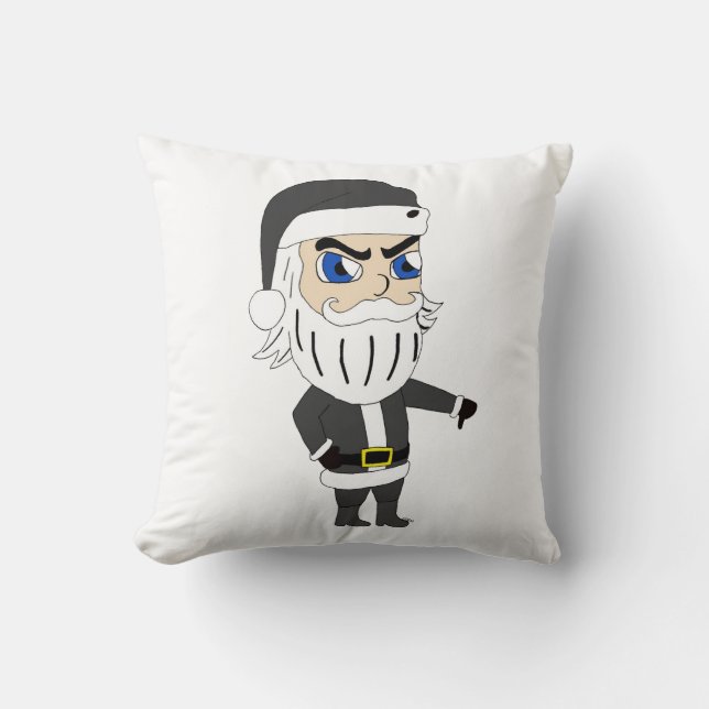 bad guy santa claus cushion (Front)