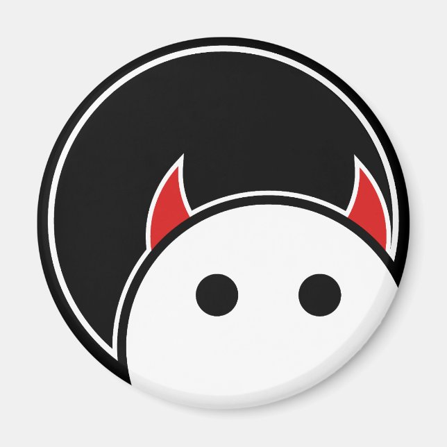 Bad Habit round magnet (Front)