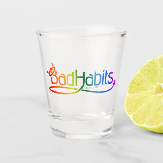 Bad Habits Denver Rainbow ShotGlass Shot Glass