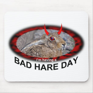 Bad Hare Day Mousemat