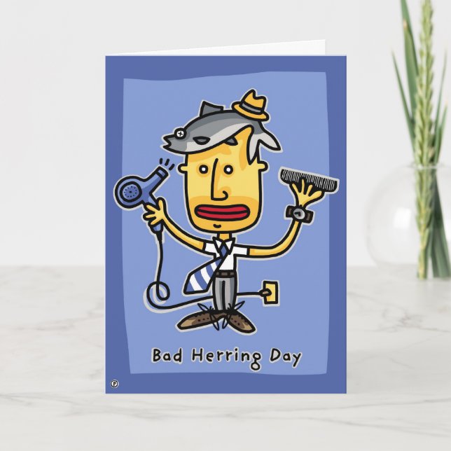 bad herring day card (Front)