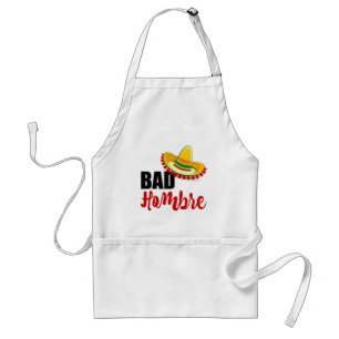 Bad Hombre Colourful Sombrero Standard Apron