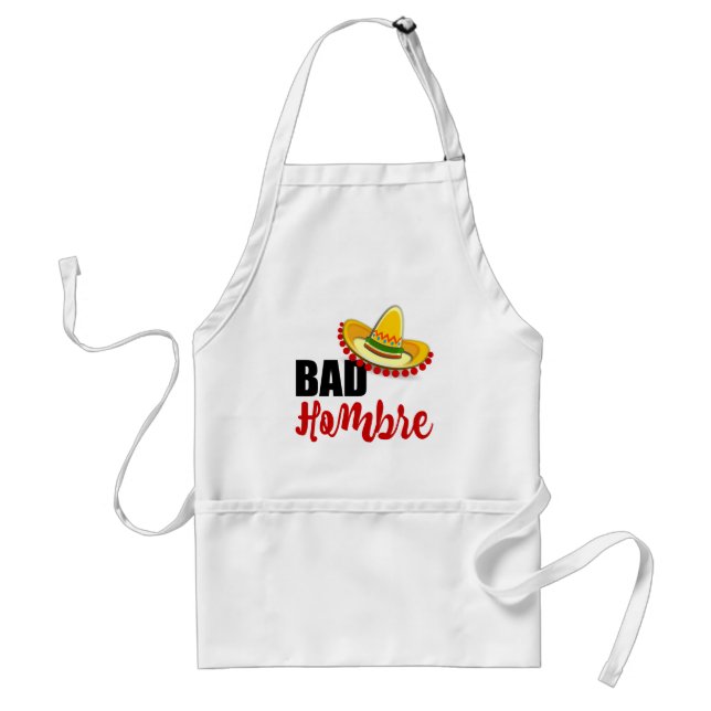 Bad Hombre Colourful Sombrero Standard Apron (Front)