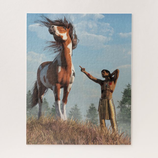Bad Horse Jigsaw Puzzle (Vertical)