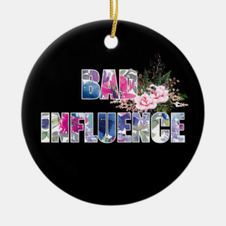 Bad Influence Ceramic Tree Decoration