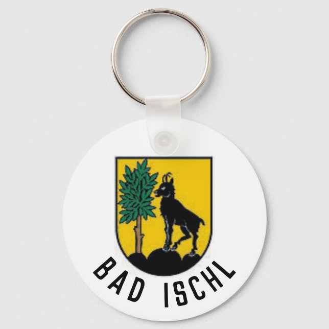 Bad Ischl (Austria), coat of arms Key Ring (Front)