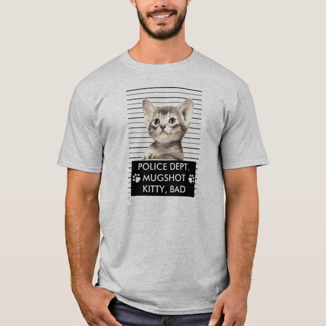 BAD KITTY MUGSHOT T-SHIRT (Front)