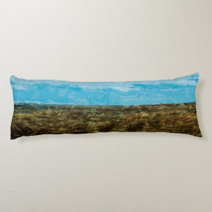 Bad Lands National Park South Dakota Abstract Body Cushion