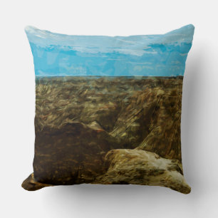 Bad Lands National Park South Dakota Abstract Cushion