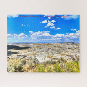 Bad Lands  New Mexico. Jigsaw Puzzle
