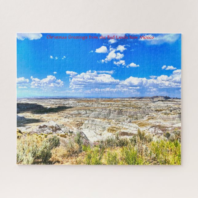 Bad Lands  New Mexico. Jigsaw Puzzle (Horizontal)