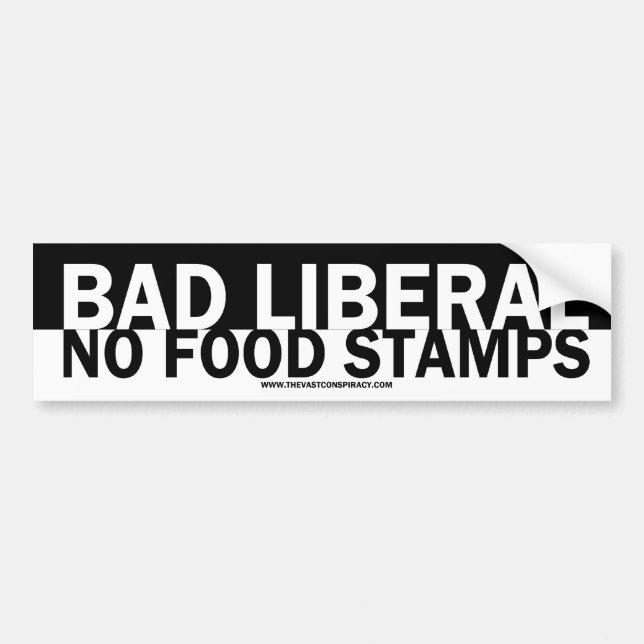 Bad Liberal Bumper Sticker (Front)